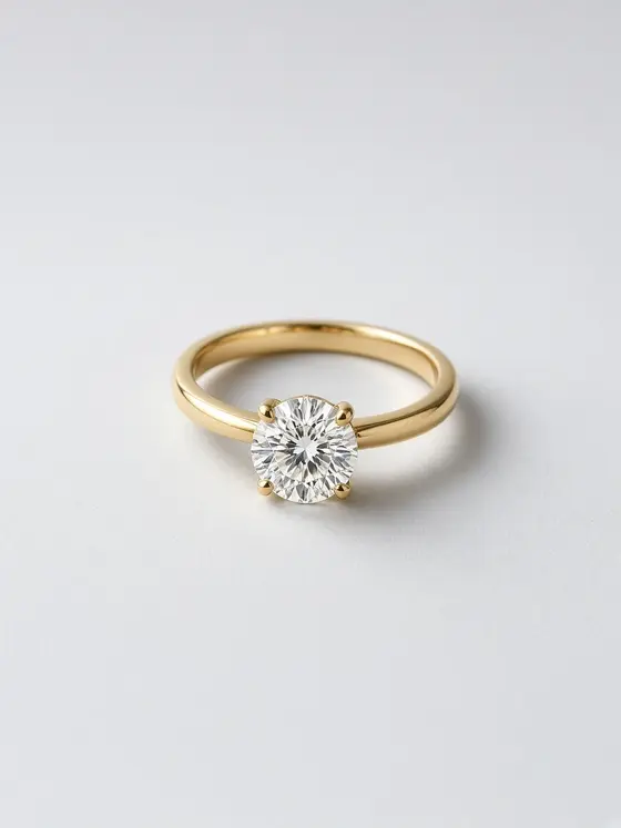 Anillo solitario, imagen ilustrativa